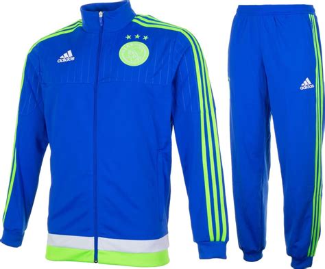 blauw adidas pak